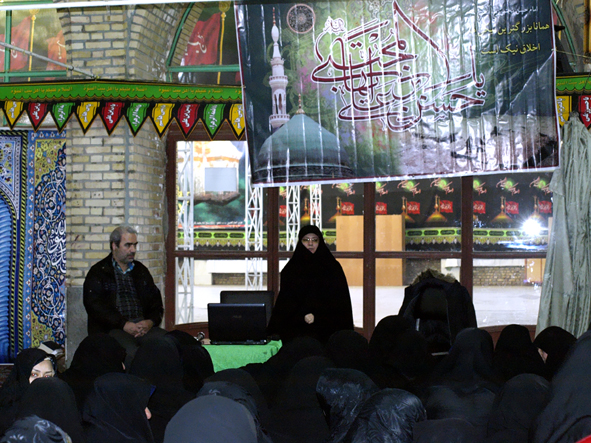 حضور انجمن نجات از حلقه در محله دهنو