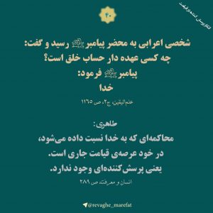 انکار پرسش کننده در قیامت