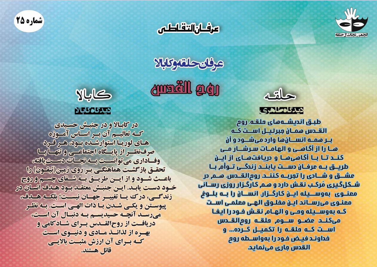 ۲5) عرفان حلقه و کابالا _ روح القدس