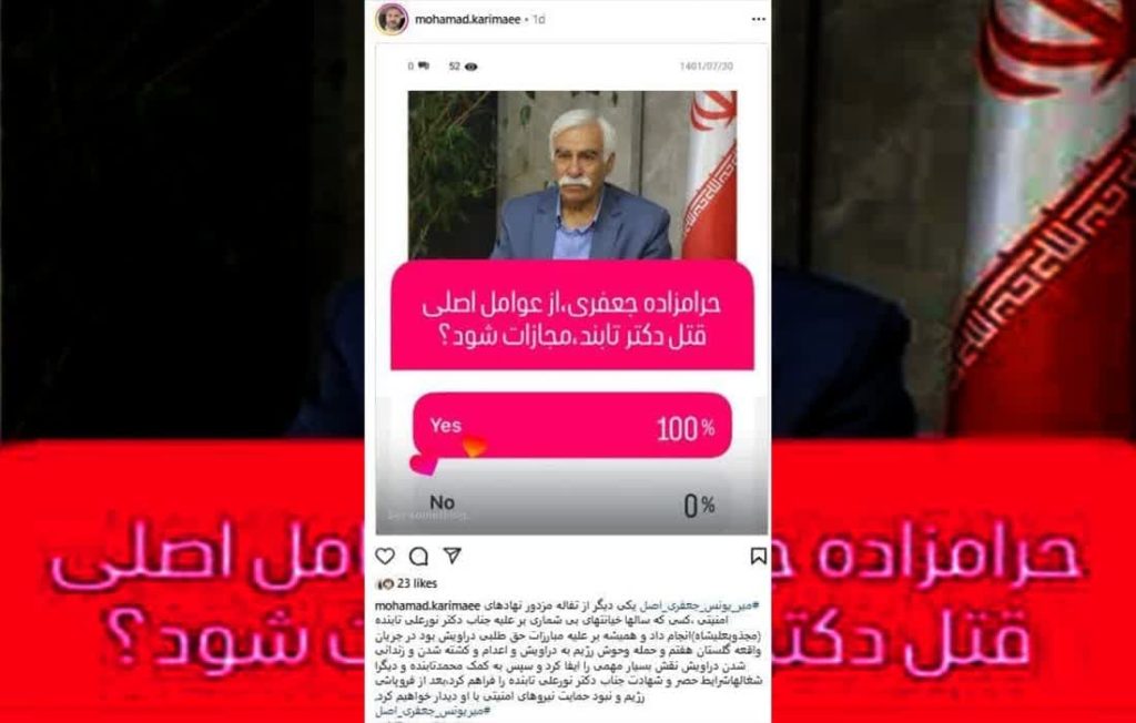 تأثیر دعواهای داخلی بر جامعه دراویش، مدل‌های رهبری در جریان‌های دراویشی، محمد کریمایی