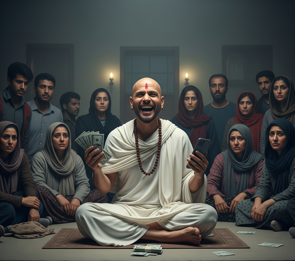 معنویت بدون دین، یوگا، سوء استفاده مالی در بحران ها