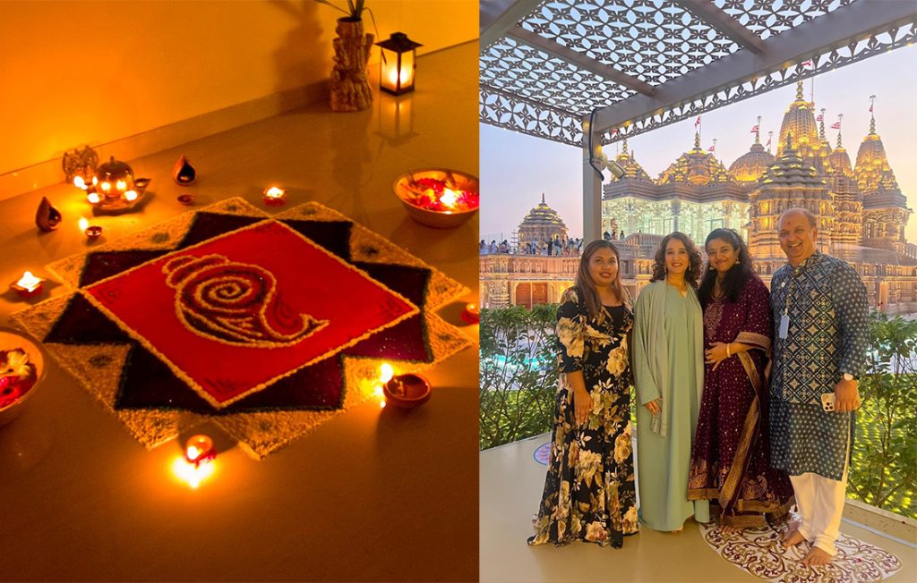 حضور نماینده بهایی در معبد هندوی ابوظبی همزمان با دیوالی؛ تلاش برای نمایش جایگاه فرقه در امارات بهائیت